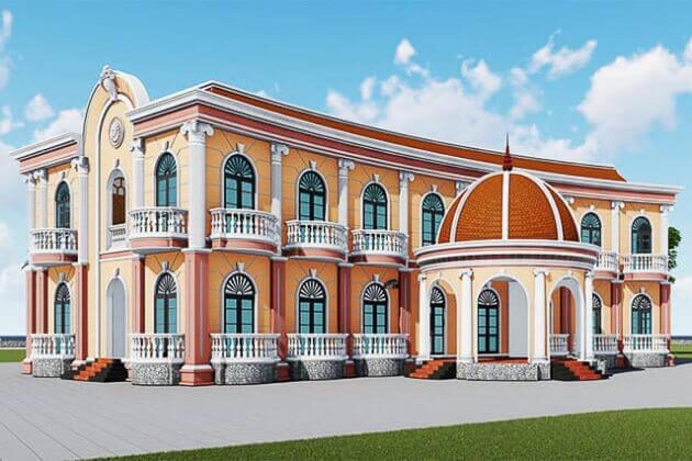 hình đại diện công trình nhà khách trung đoàn 152