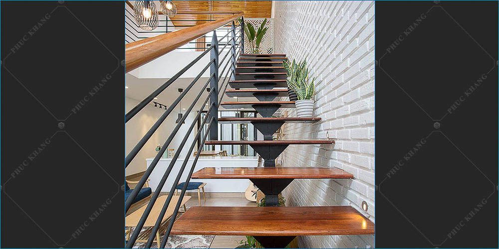 thang gỗ căm xe xương cá đơn