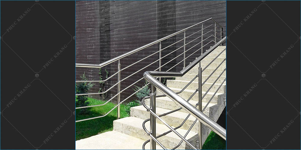 Lan can inox ngoài trời