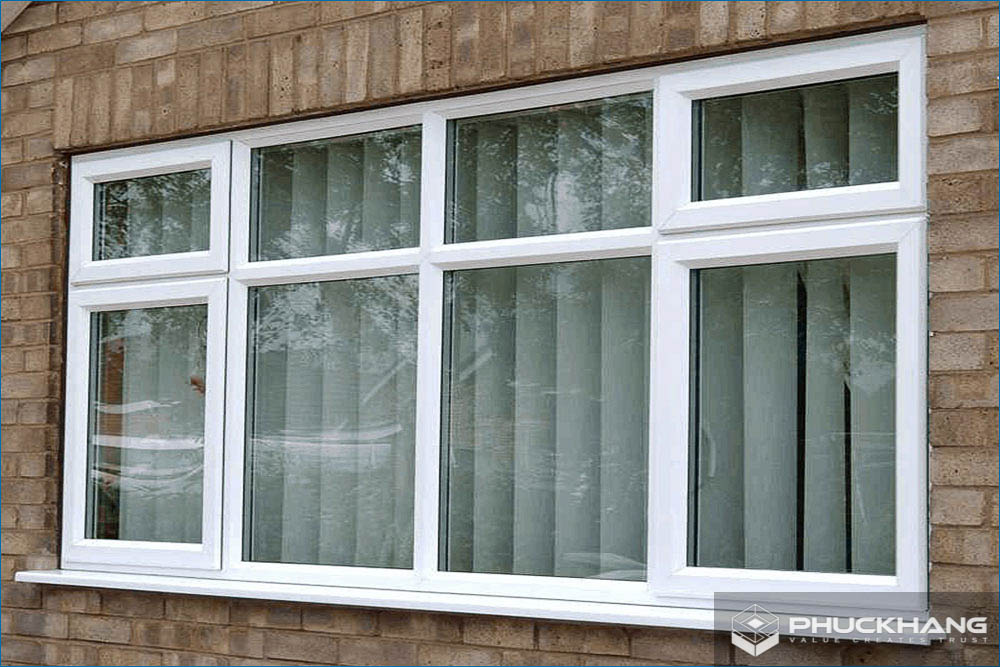 mẫu cửa sổ sắt đẹp 4 cánh mở hất
