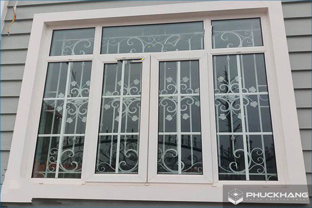 mẫu cửa sổ sắt đẹp 4 cánh