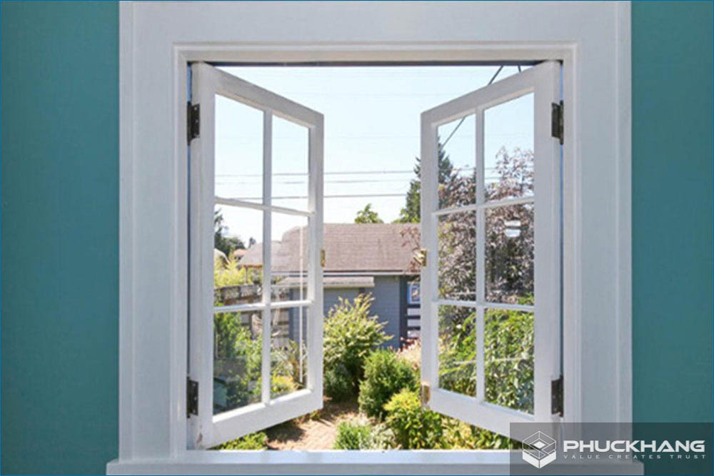 mẫu cửa sổ sắt đẹp 2 cánh