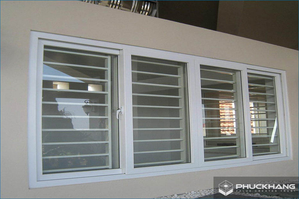cửa sổ 4 cánh mở lùa