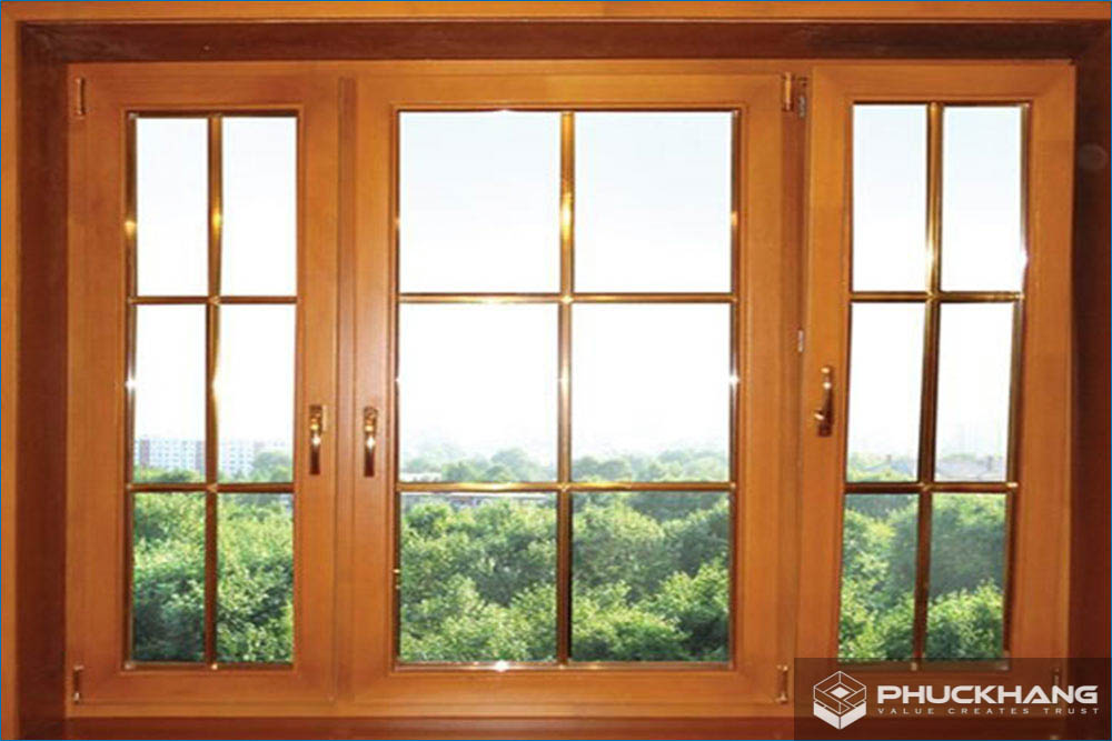 mẫu cửa sổ gỗ đẹp 3 cánh