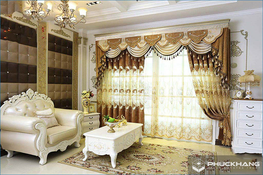 rèm phòng khách cổ điển
