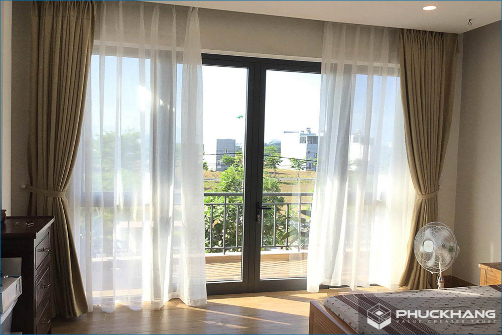 rèm phòng ngủ vải 2 lớp