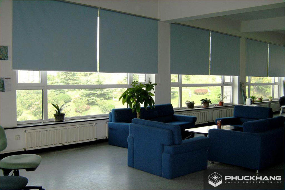 mèn rèm văn phòng dạng cuốn