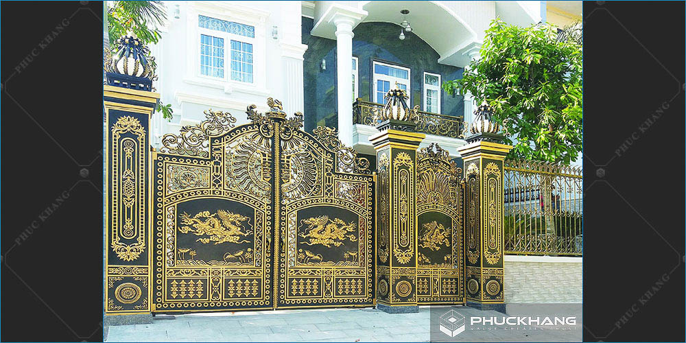 cổng nhà biệt thự đẹp
