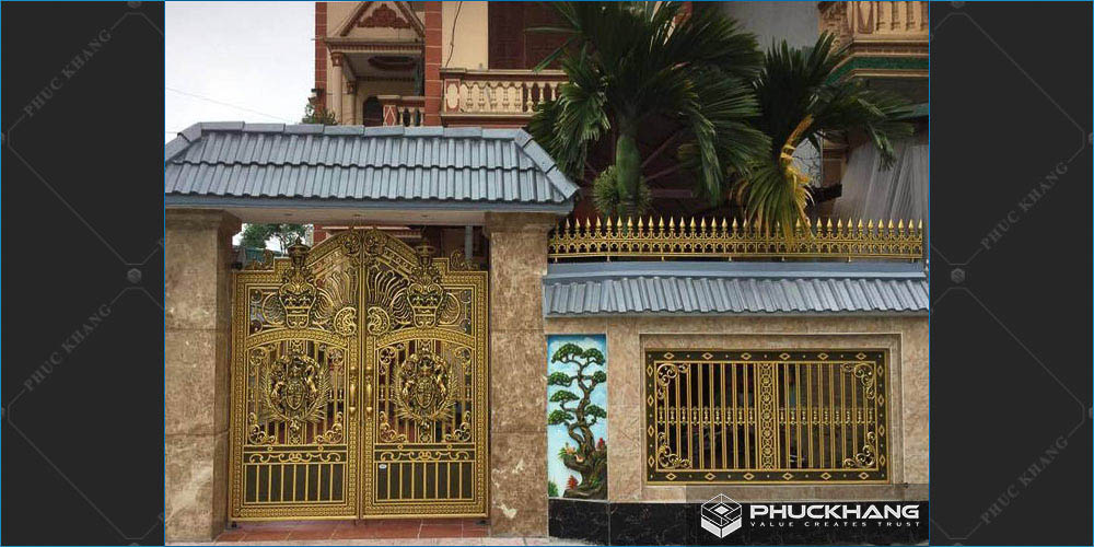cổng nhà biệt thự đẹp