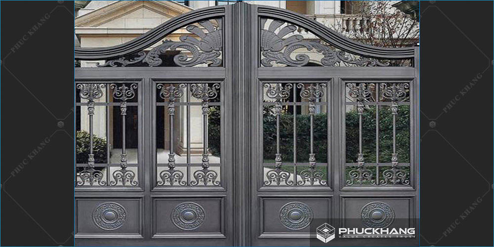 những mẫu cửa cổng sắt đẹp nghệ thuật