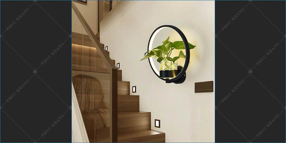 đèn tường cầu thang hiện đại