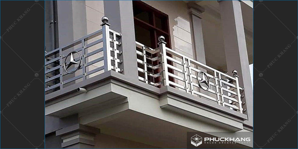 lan can inox hộp vuông