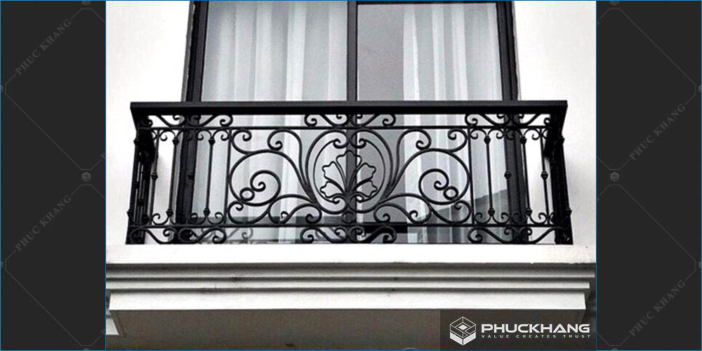 mẫu lan can sắt nghệ thuật đẹp