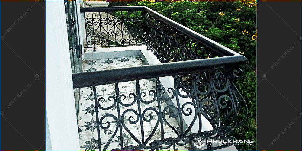 mẫu lan can sắt nghệ thuật đẹp