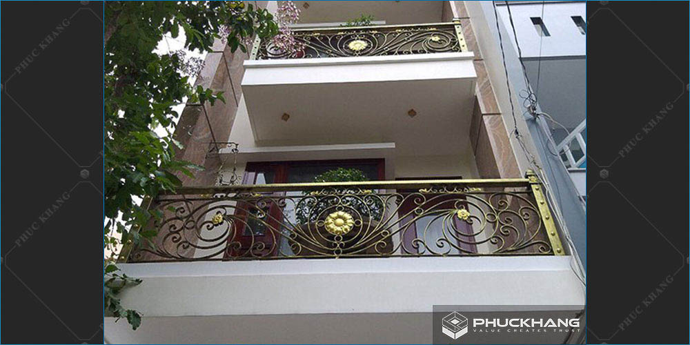 mẫu lan can ban công sắt nghệ thuật đẹp