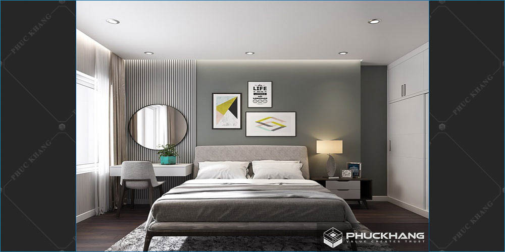 trần thạch cao hiện đại phòng ngủ