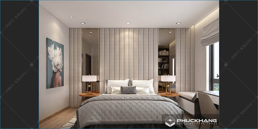trần thạch cao hiện đại phòng ngủ