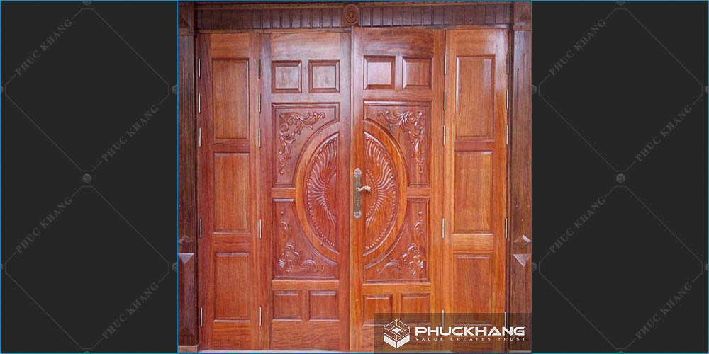 cửa gỗ đẹp 4 cánh