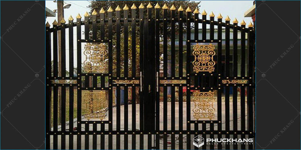 Mẫu cửa cổng sắt đẹp