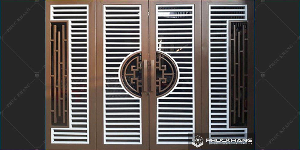 cửa sắt đẹp 4 cánh