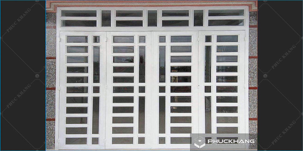 cửa sắt đẹp 4 cánh