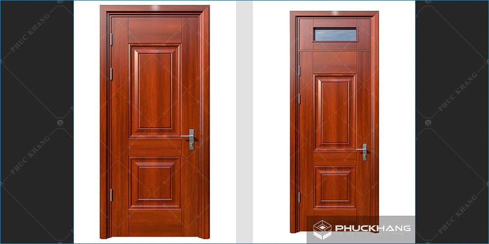cửa thép 1 cánh vân gỗ