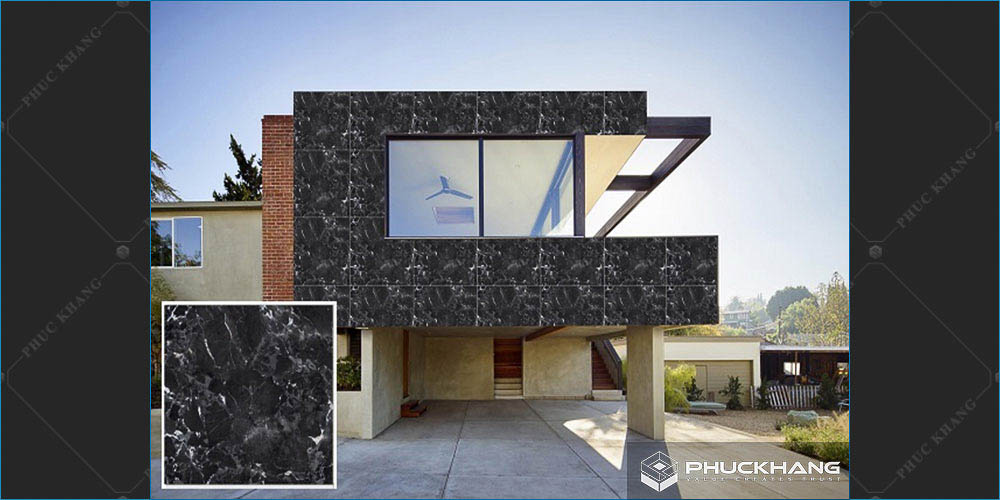 gạch giả đá ốp mặt tiền
