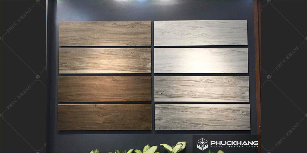 gạch vân gỗ ốp chân tường