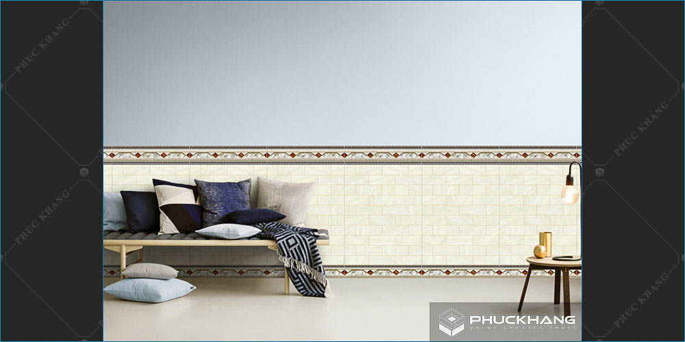 gạch theo bộ ốp chân tường
