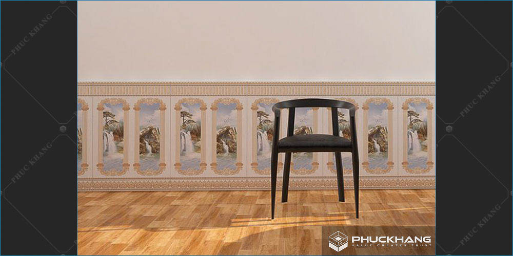 gạch theo bộ ốp chân tường