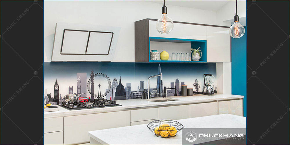 gạch 3d ốp tường bếp