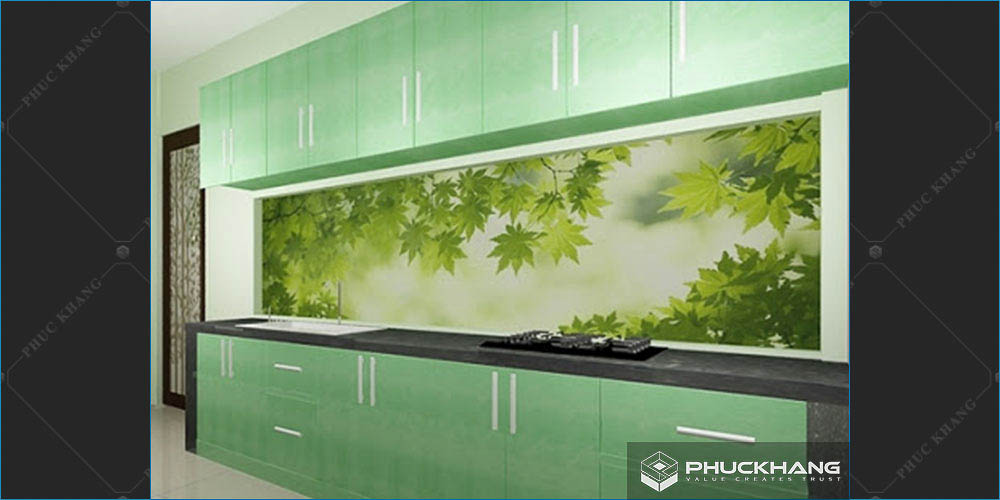 gạch 3d ốp tường bếp
