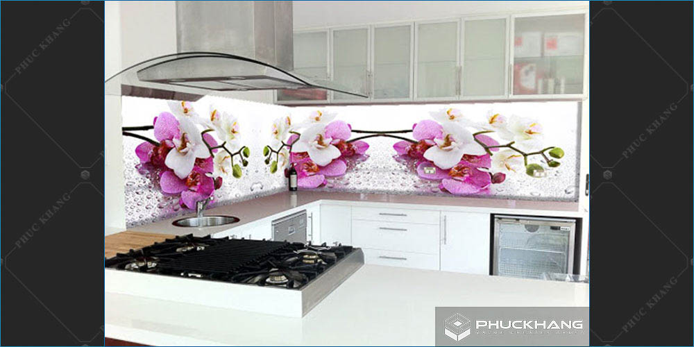 gạch 3d ốp tường bếp