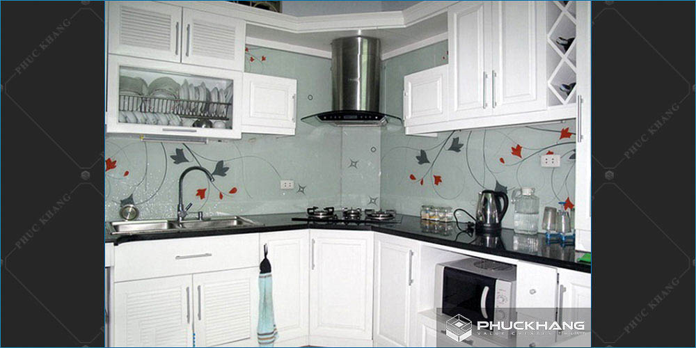 gạch 3d ốp tường bếp