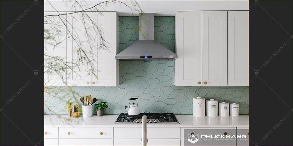 gạch mosaic ốp tường bếp