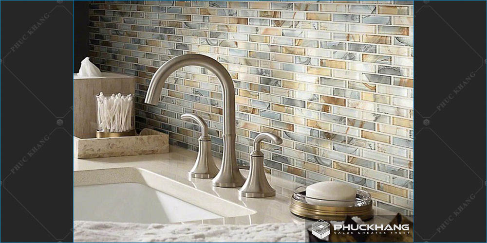 gạch mosaic ốp tường bếp