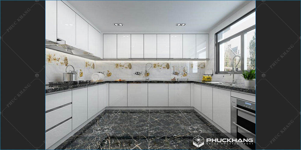 gạch bộ ốp tường bếp