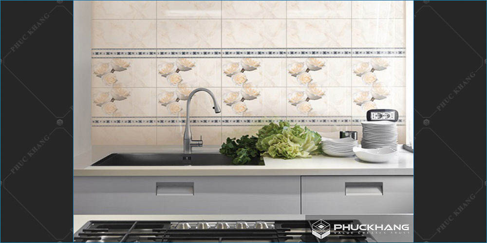 gạch bộ ốp tường bếp