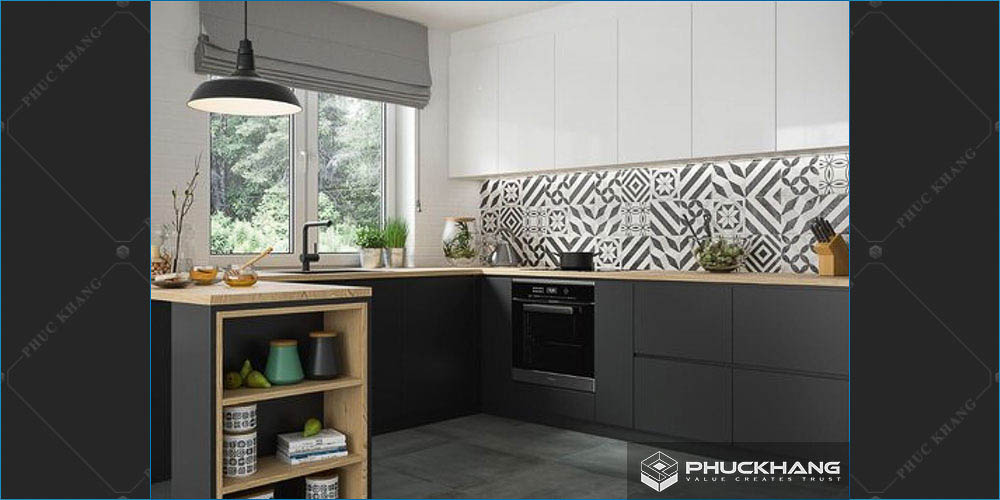 gạch bộ ốp tường bếp