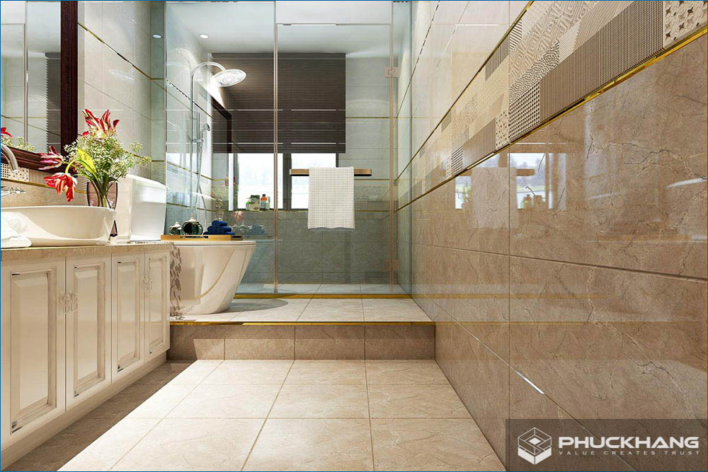 gạch giả đá ốp tường hoa cương