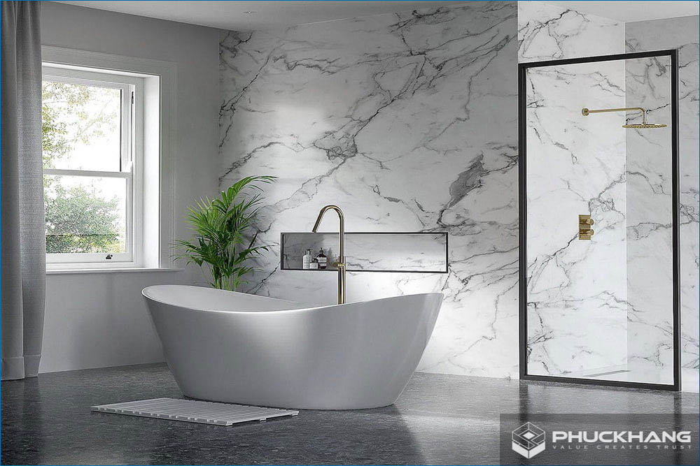 gạch giả đá ốp tường hoa cương