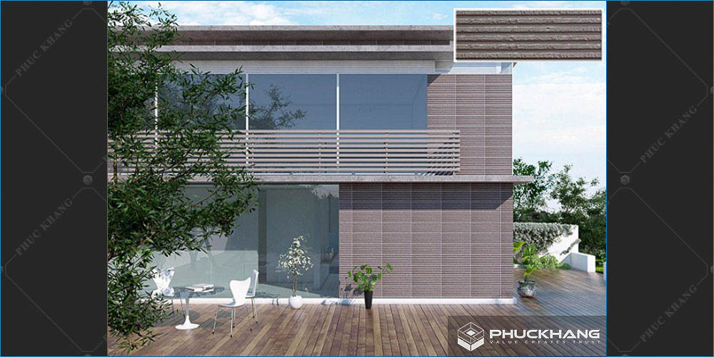 gạch thẻ ốp mặt tiền