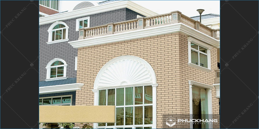 gạch thẻ ốp tường ngoại thất