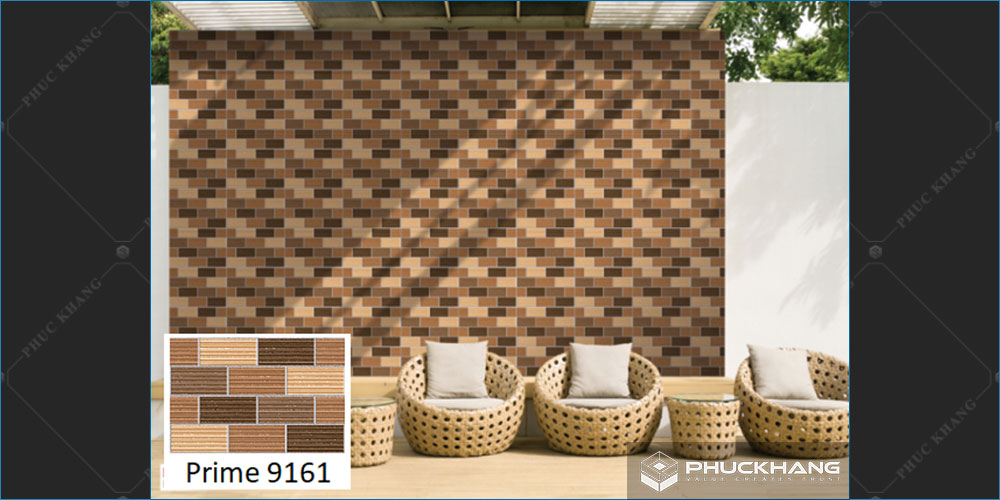 gạch thẻ ốp tường ngoại thất