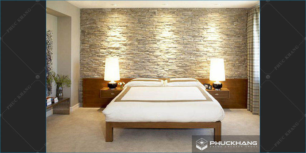gạch ốp tường phòng ngủ