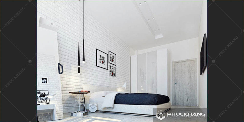 gạch ốp tường phòng ngủ