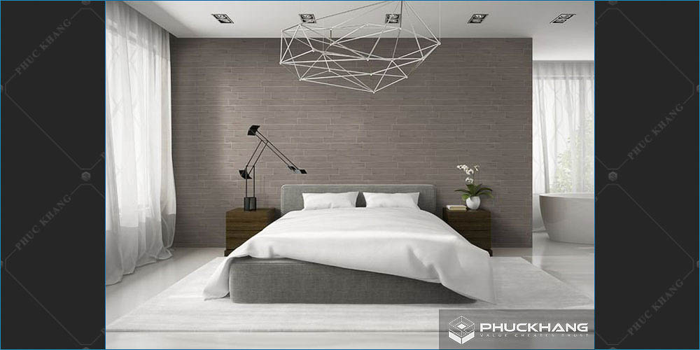 gạch ốp tường phòng ngủ