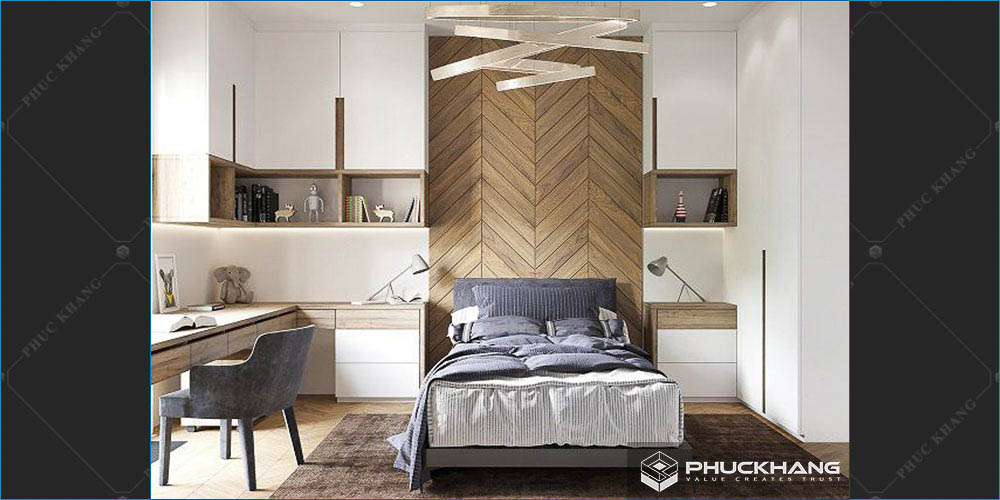 gạch ốp tường phòng ngủ