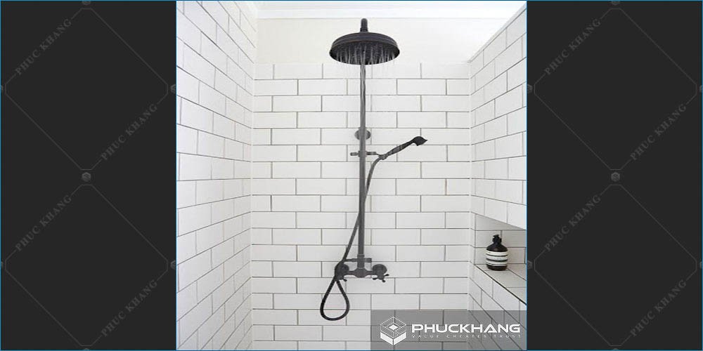 gạch thẻ ốp tường trang trí đơn sắc