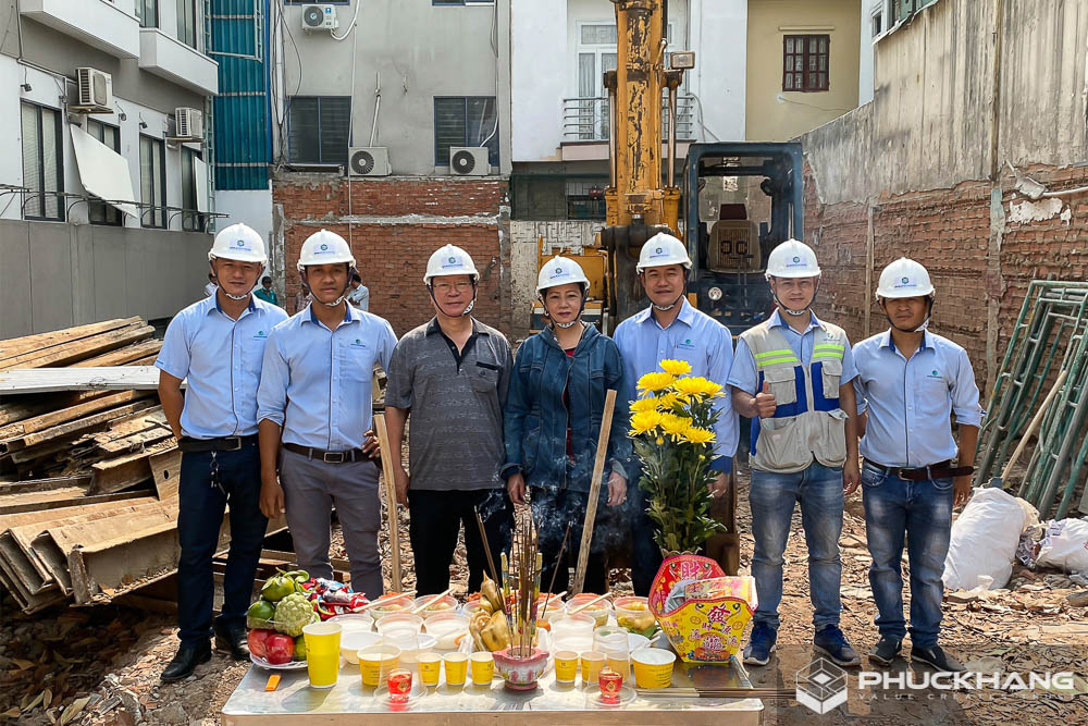 hình ảnh thi công xây nhà trọn gói Quận Phú Nhuận